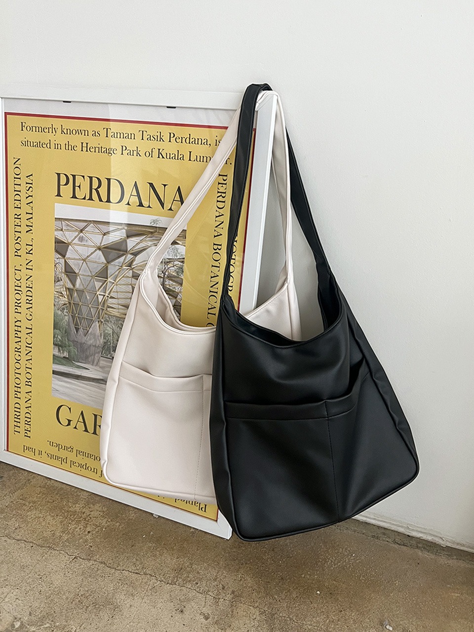 Ganges 2-Pocket Soft Shoulder Bag