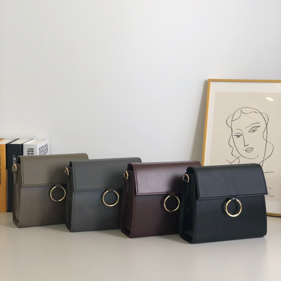 Ring Square Mini Shoulder Bag (4 colors)
