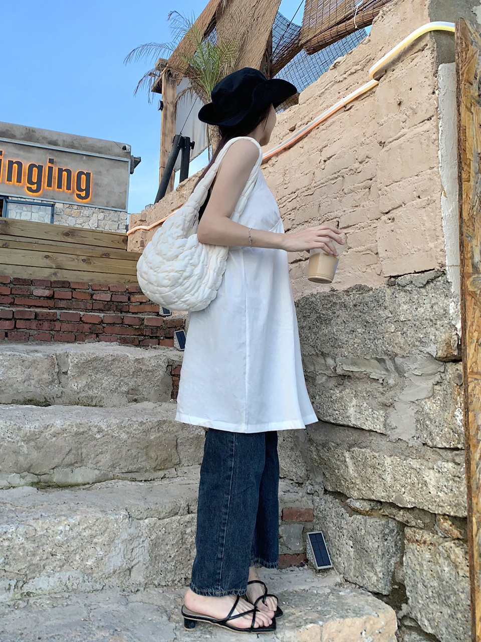 Two You Quilted Medium Shoulder Bag
