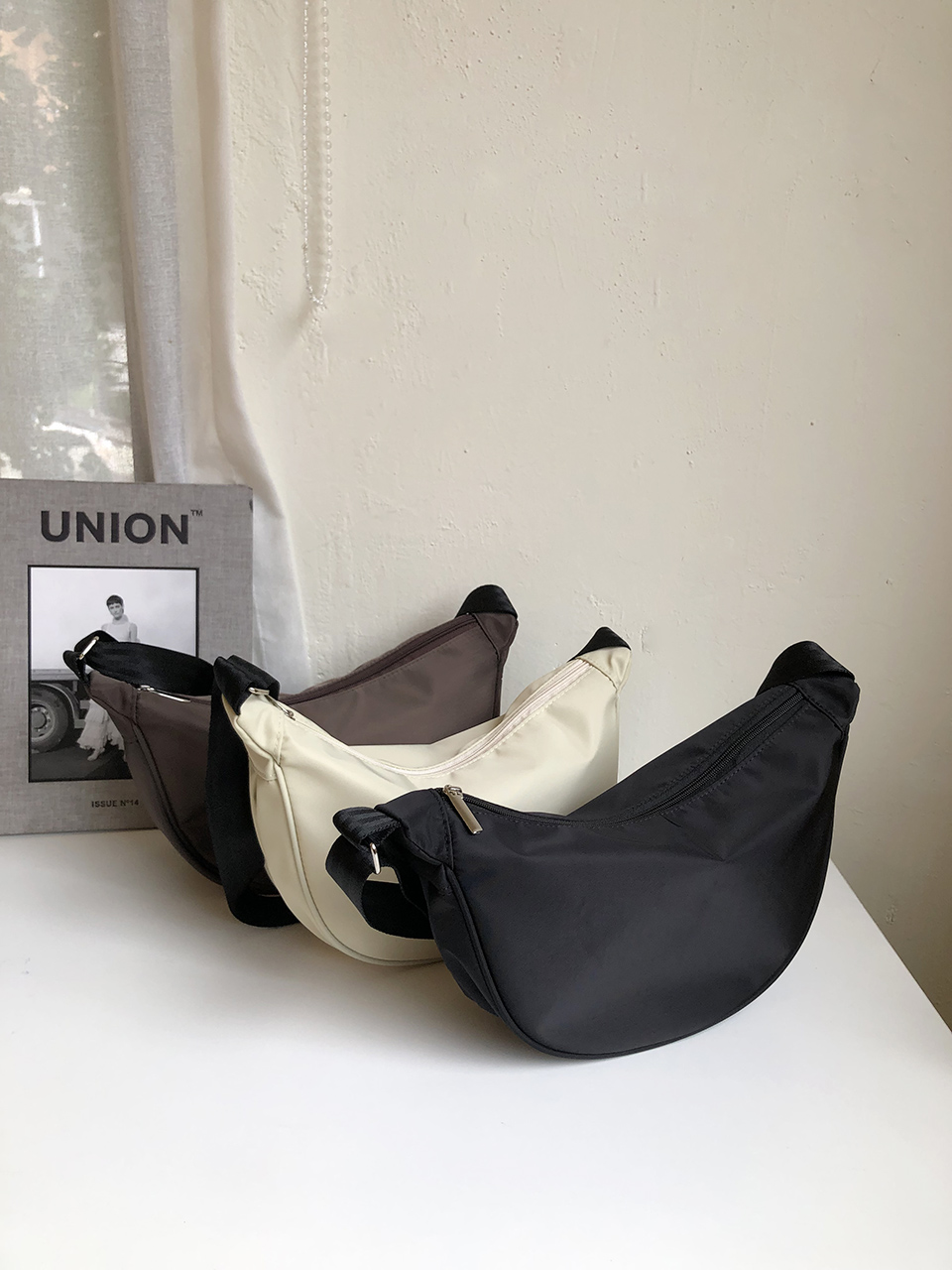 Nylon crossbody bag