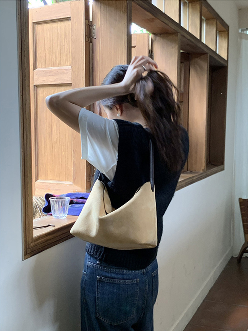 Suede bag