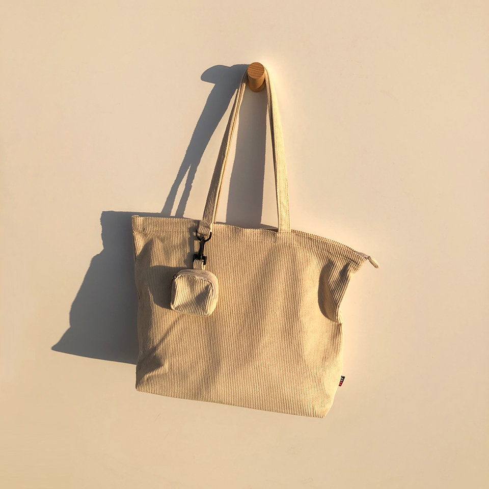 Corduroy eco bag