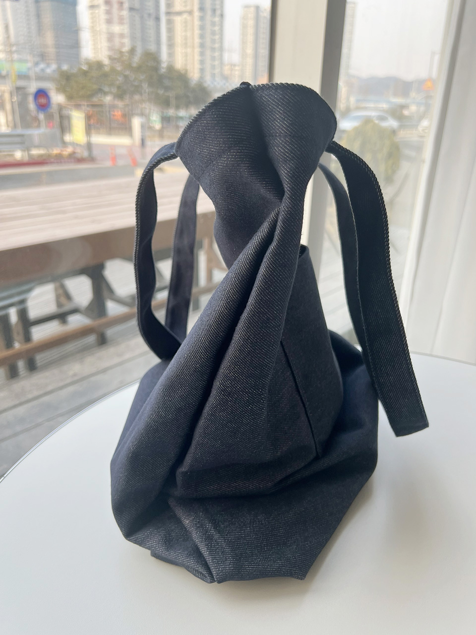 Denim Pocket Oversized Eco Bag