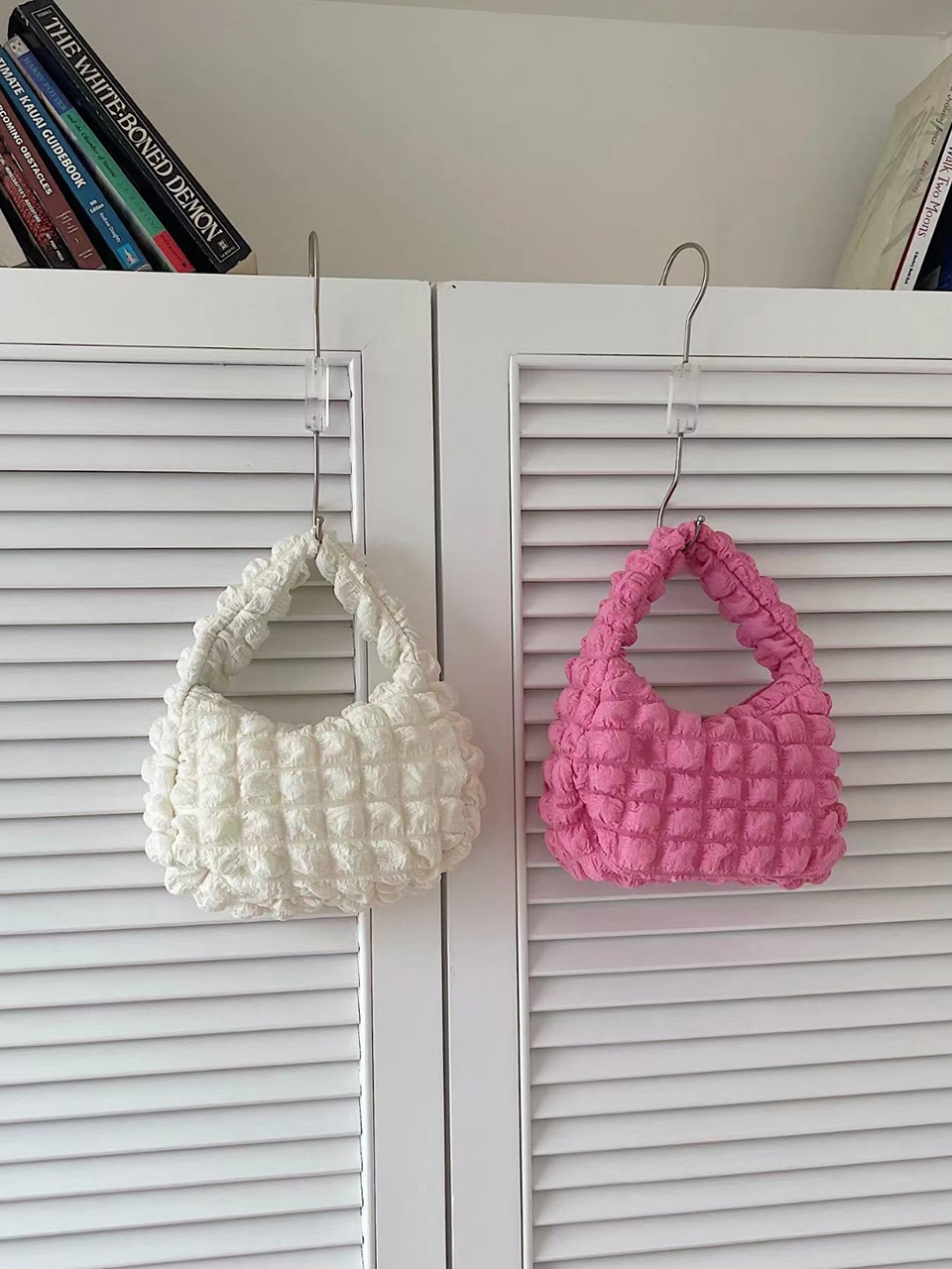 Bubble Quilted Mini Tote Bag