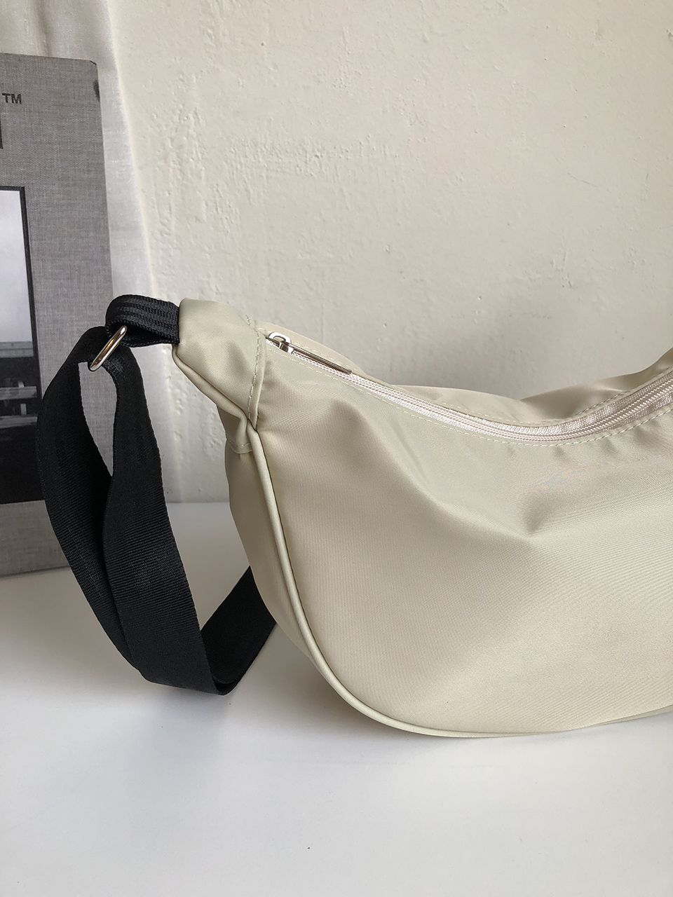 Nylon crossbody bag