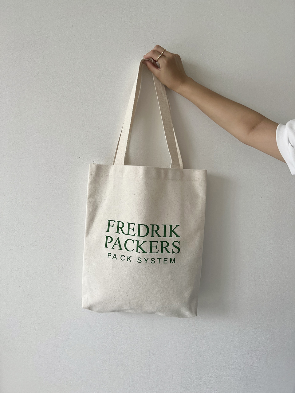 Frederick Logo Lettering Big Shoulder Bag