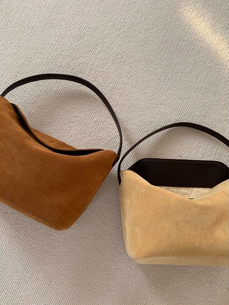 Suede bag
