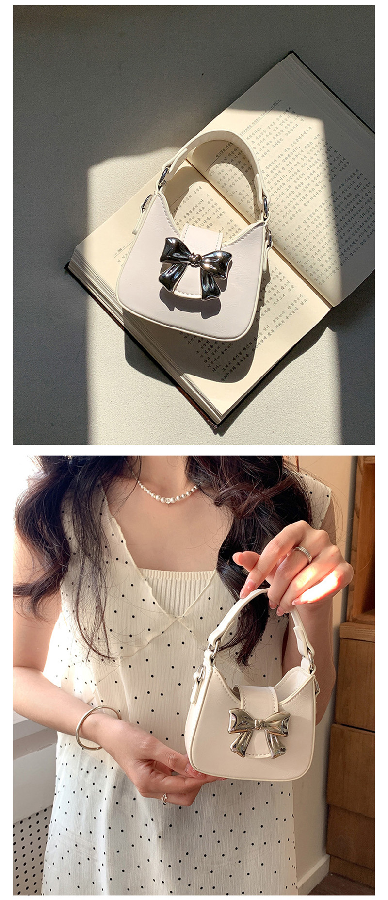 Ribbon Chain Ballet Core Mini Shoulder Bag (5 colors)