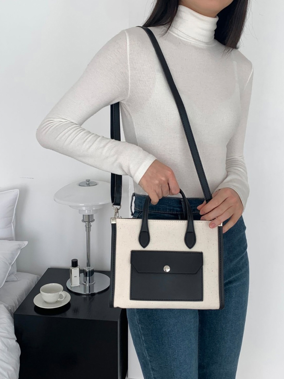 Mini Pocket 2-Way Cross Eco Bag (2 colors)