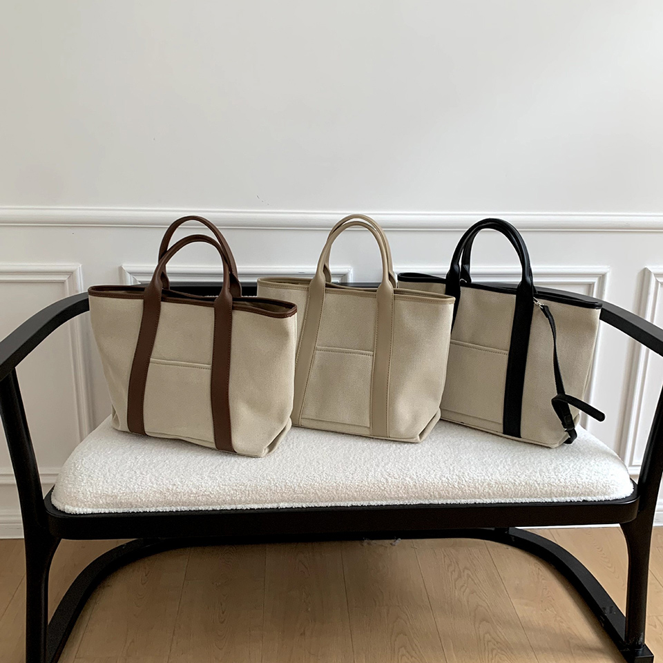 Pocket tote bag (3 colors)