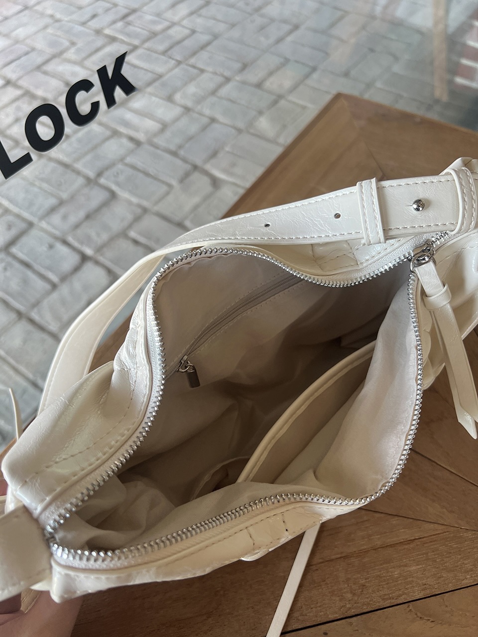 Ribbon Shirring Ballet Core Shoulder Bag (4 colors)