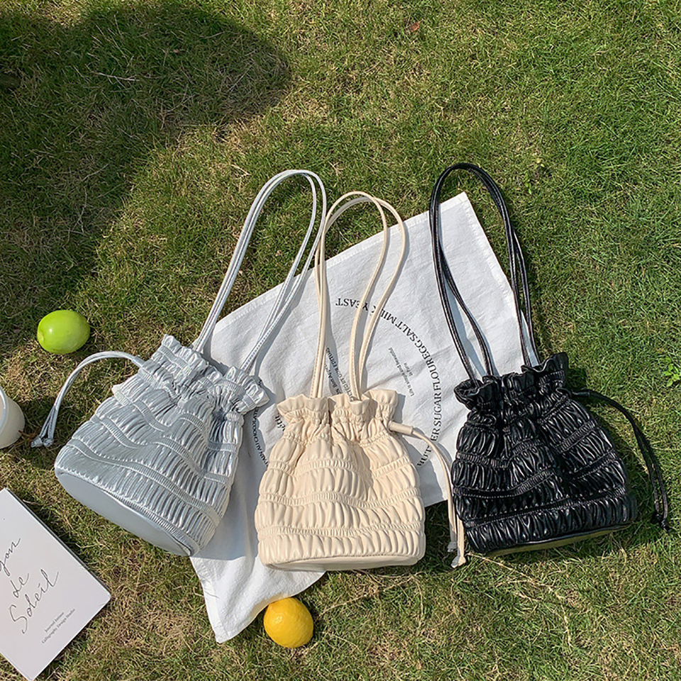 Lauren Fritz Shirring Shoulder Bag