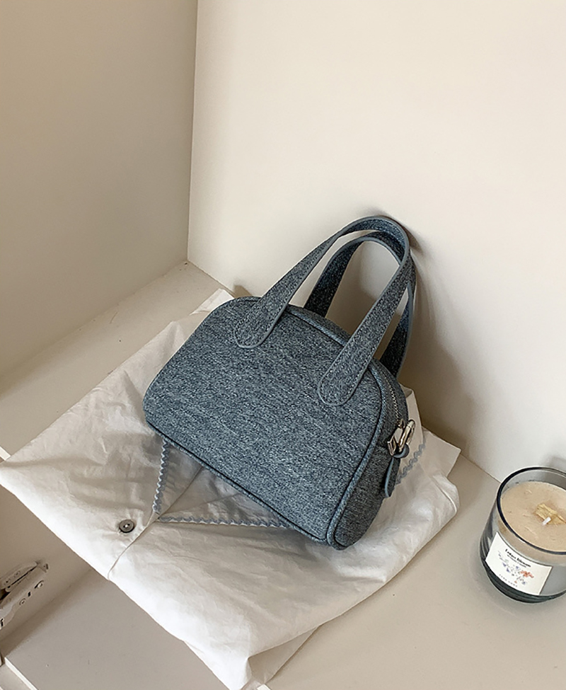 [Denim] Heart Keyring Mini Tote Bag (3 colors)