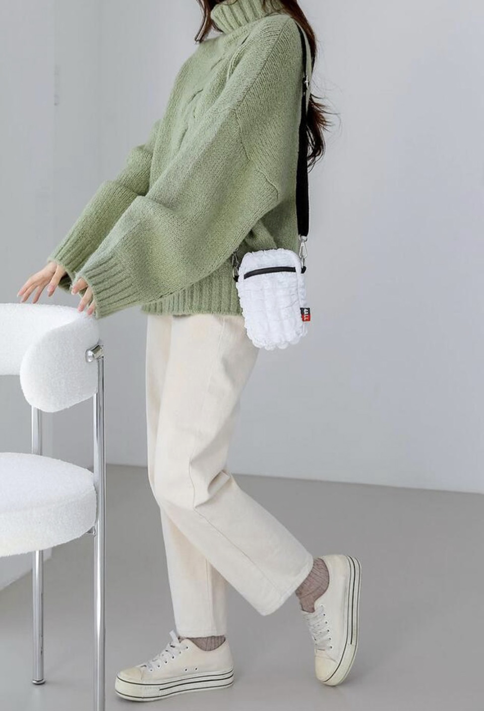 Bubble Quilted Mini Shoulder Bag
