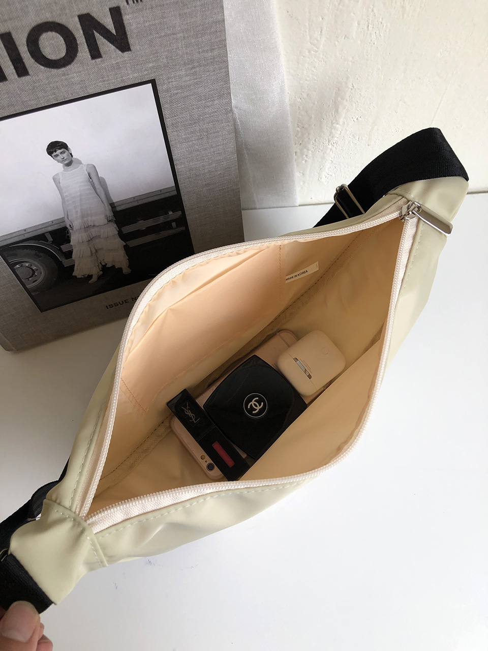 Nylon crossbody bag
