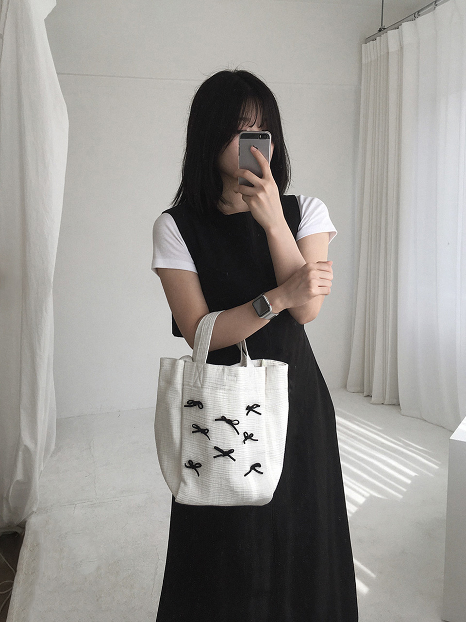 Ribbon Ballet Core Tote Bag