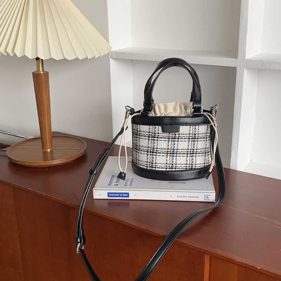 Ofen Classic Check Mini Bucket Bag