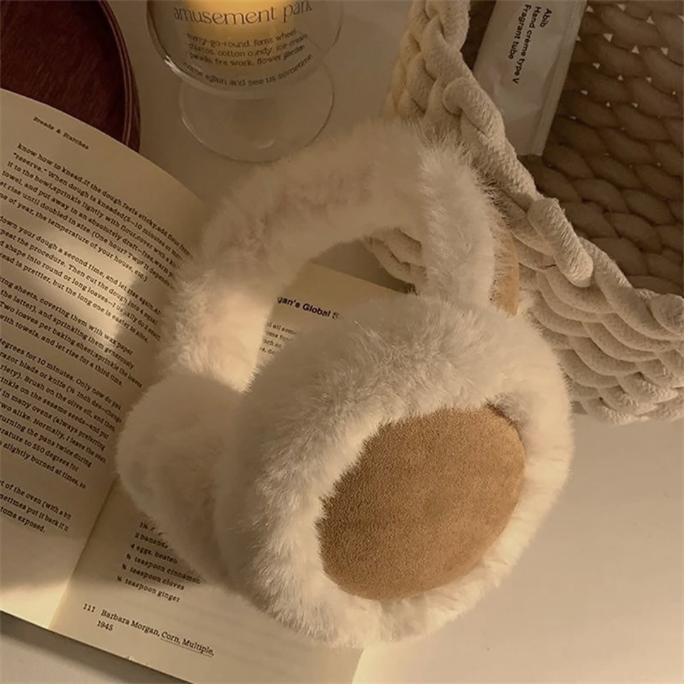 Suede earmuffs/ear warmers