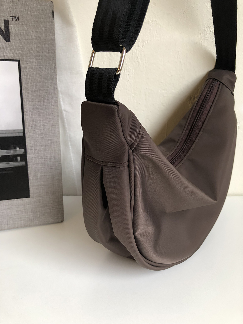 Nylon crossbody bag