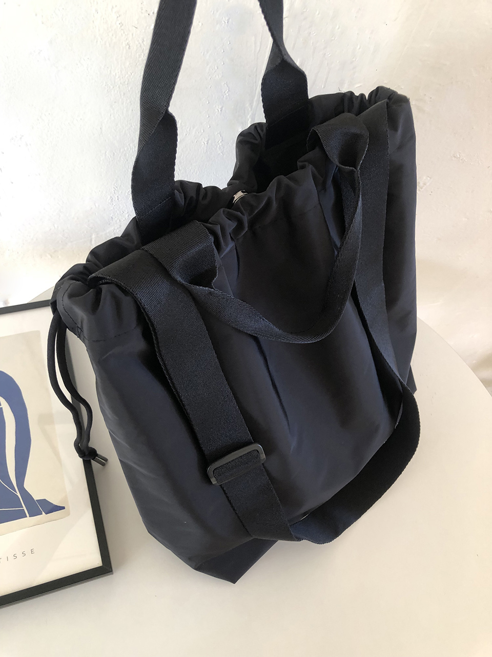 Shirring Bucket Big Crossbody Bag