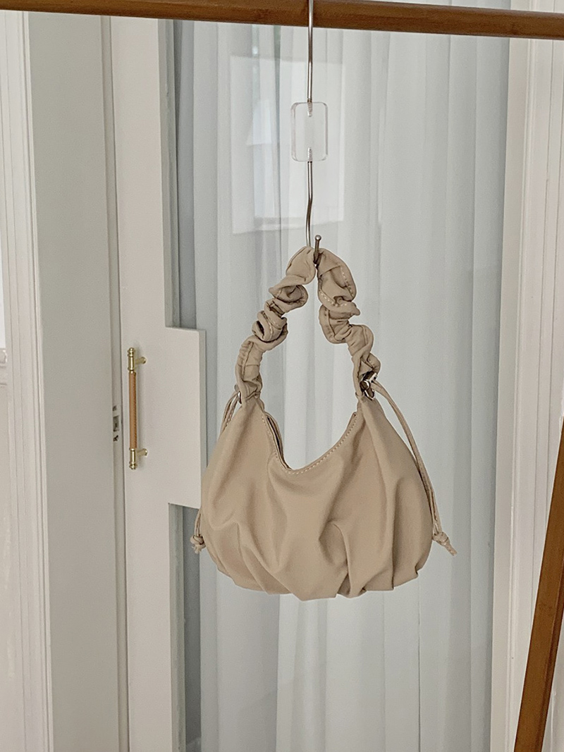 Jolly Shirred Round String Mini Shoulder Bag