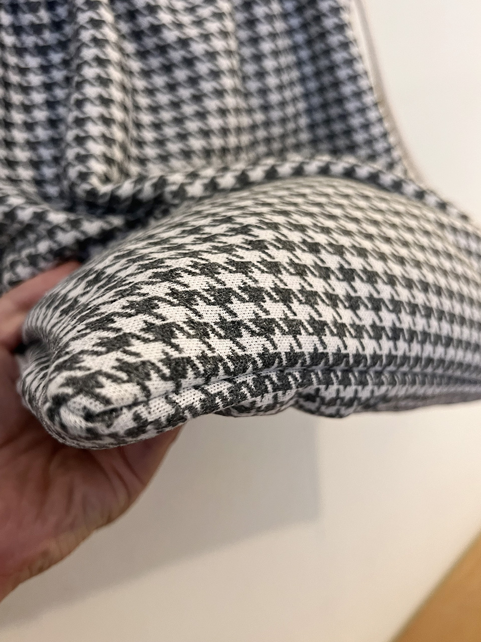 Checkered Bucket Bag Big Shoulder Eco Bag