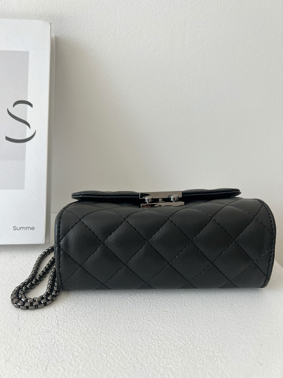 Kate Quilted Square Mini Chain Shoulder Bag