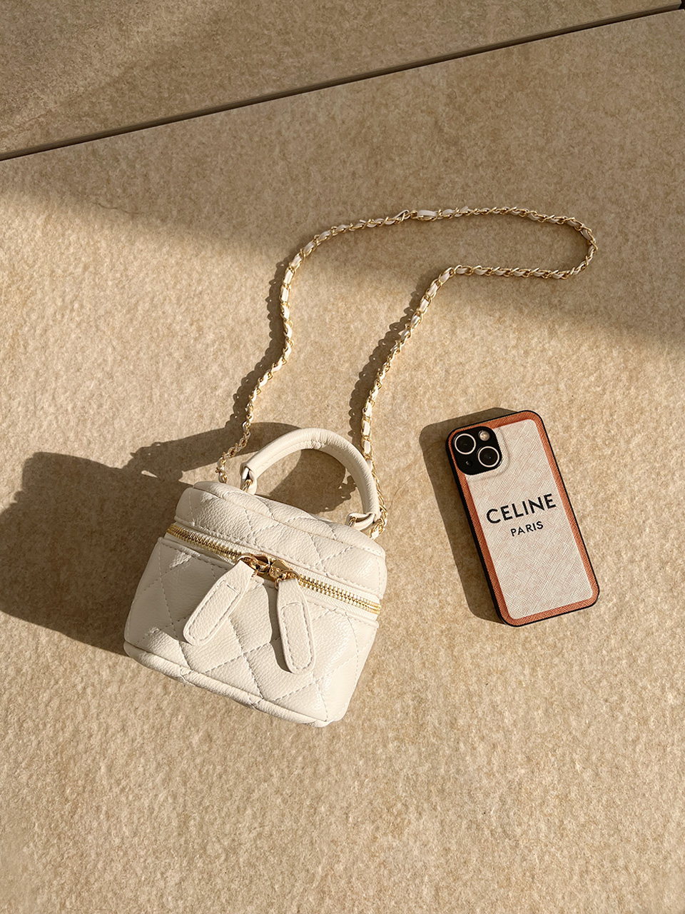 Mini Quilted Chain Crossbody Bag (4 colors)