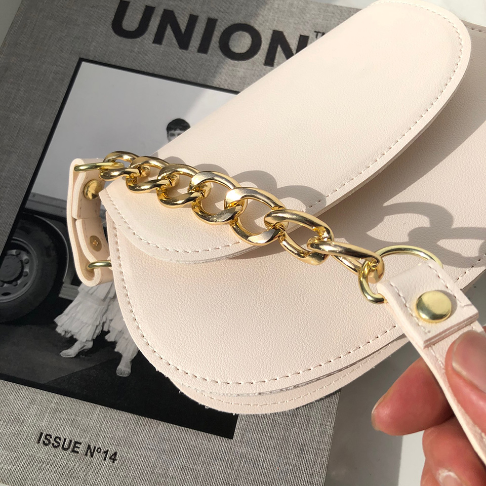 Soft chain mini shoulder bag (with cross strap)