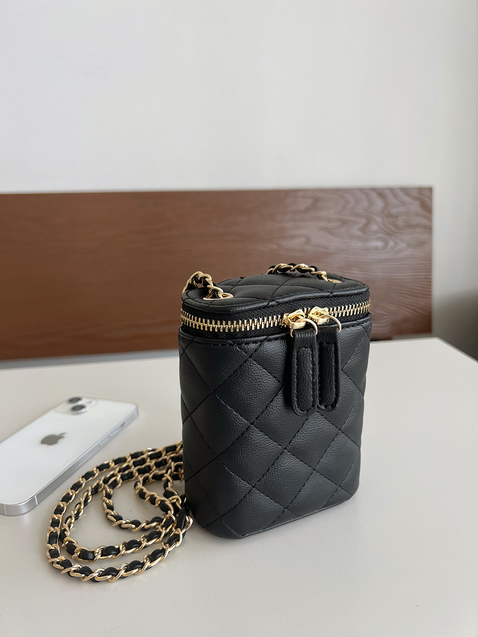 Sienna Quilted Square Mini Chain Bag