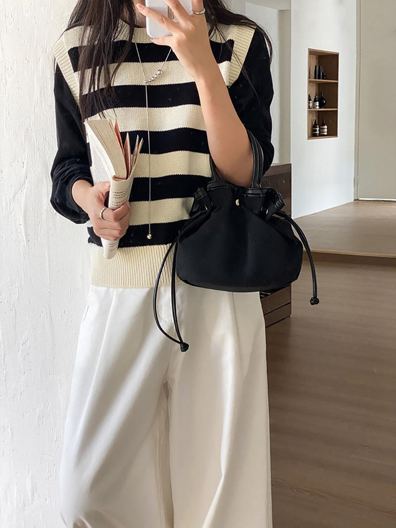 Canvas bag pouch set