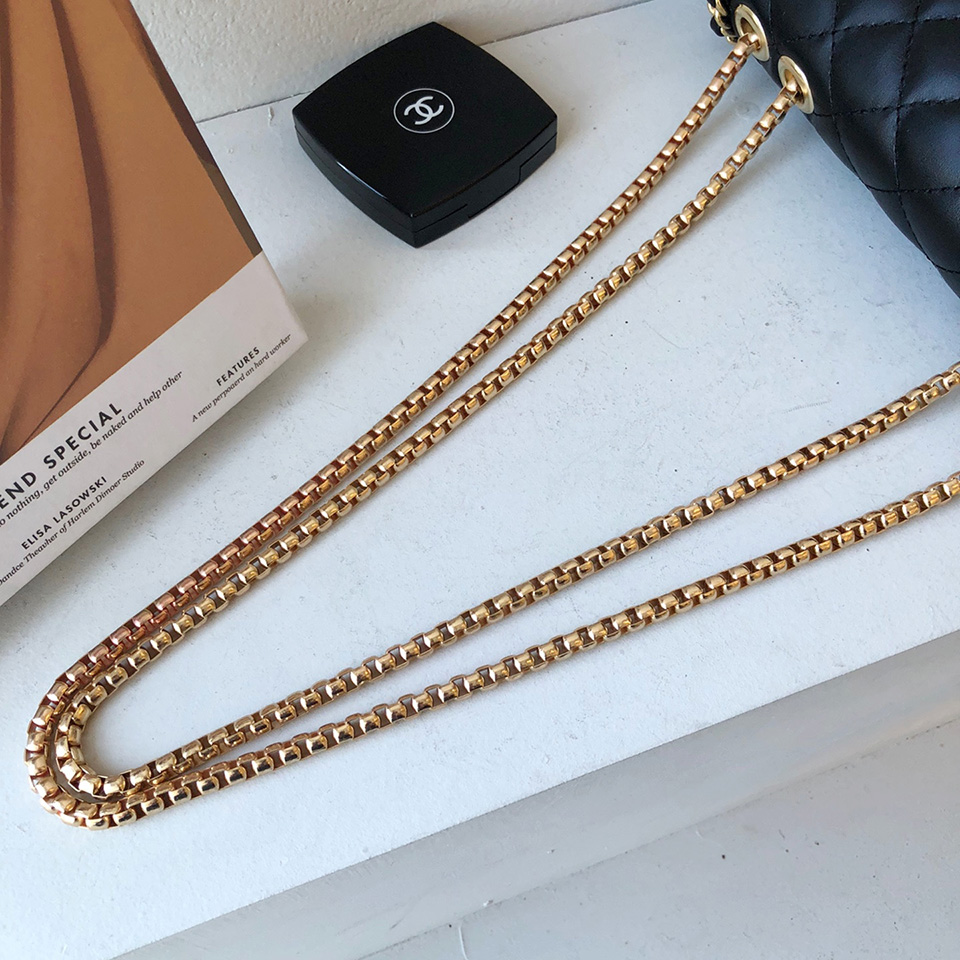 Quilted Square Chain Bag