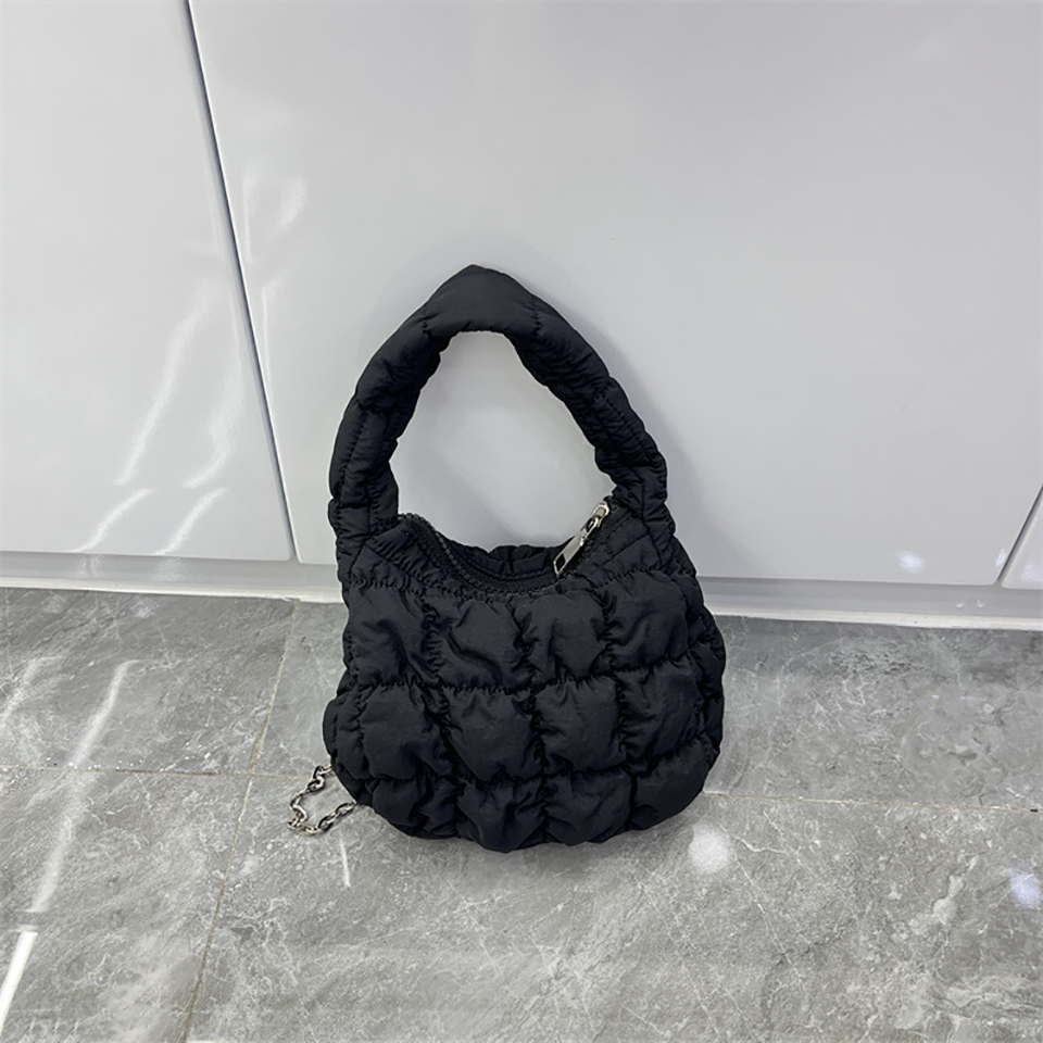 Twoyou Quilted Chain Mini Tote Bag