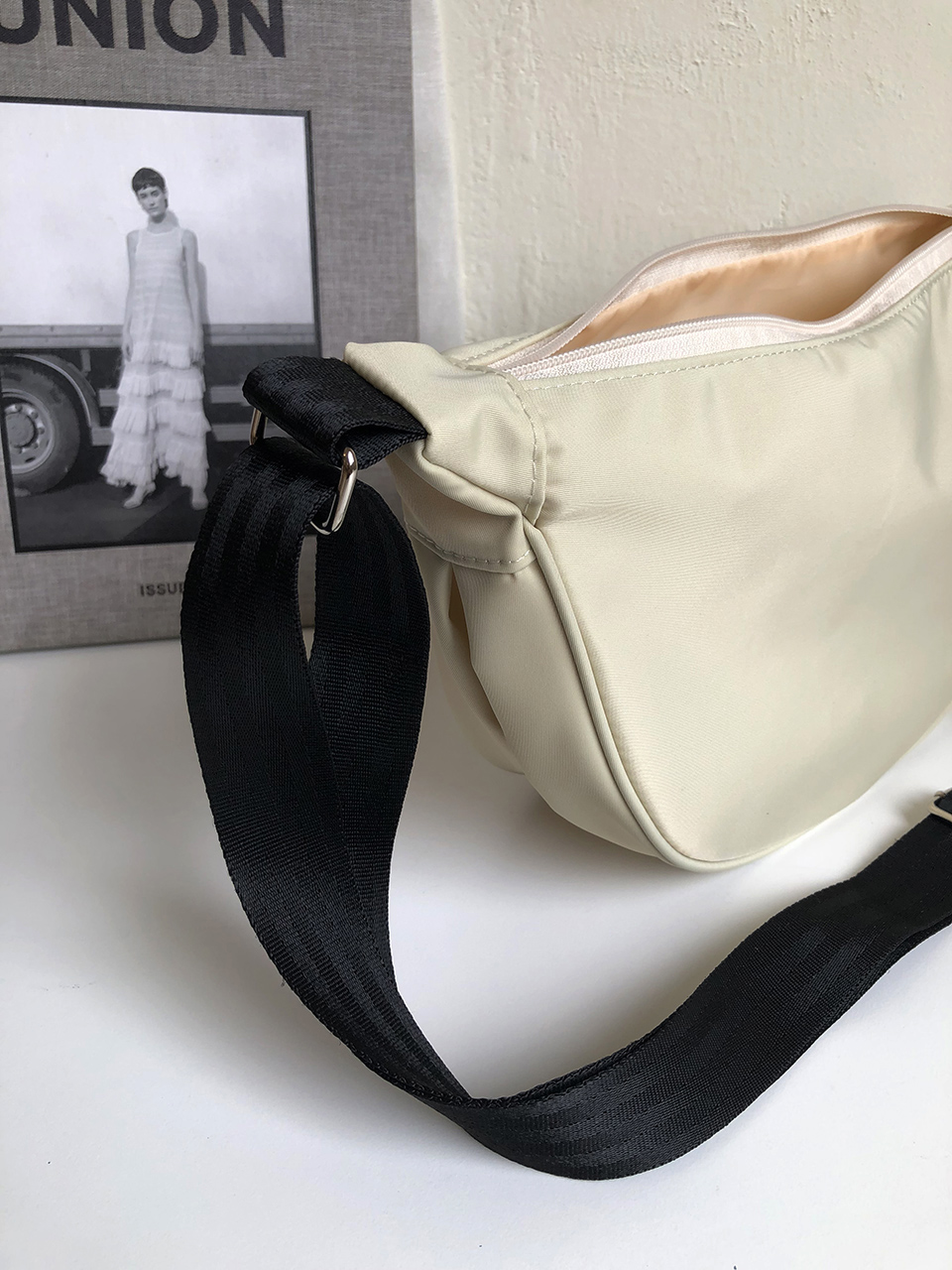 Nylon crossbody bag