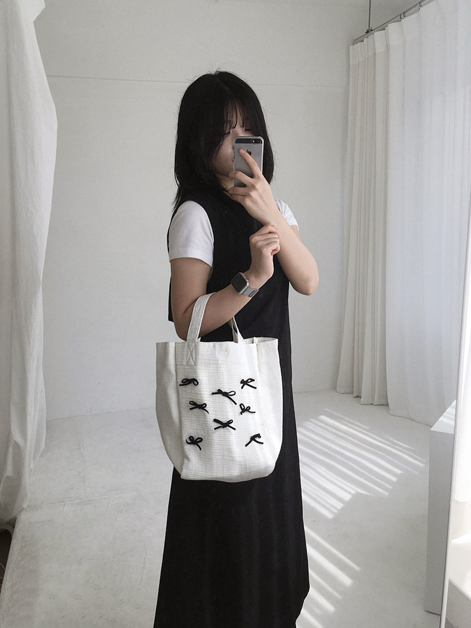 Ribbon Ballet Core Tote Bag