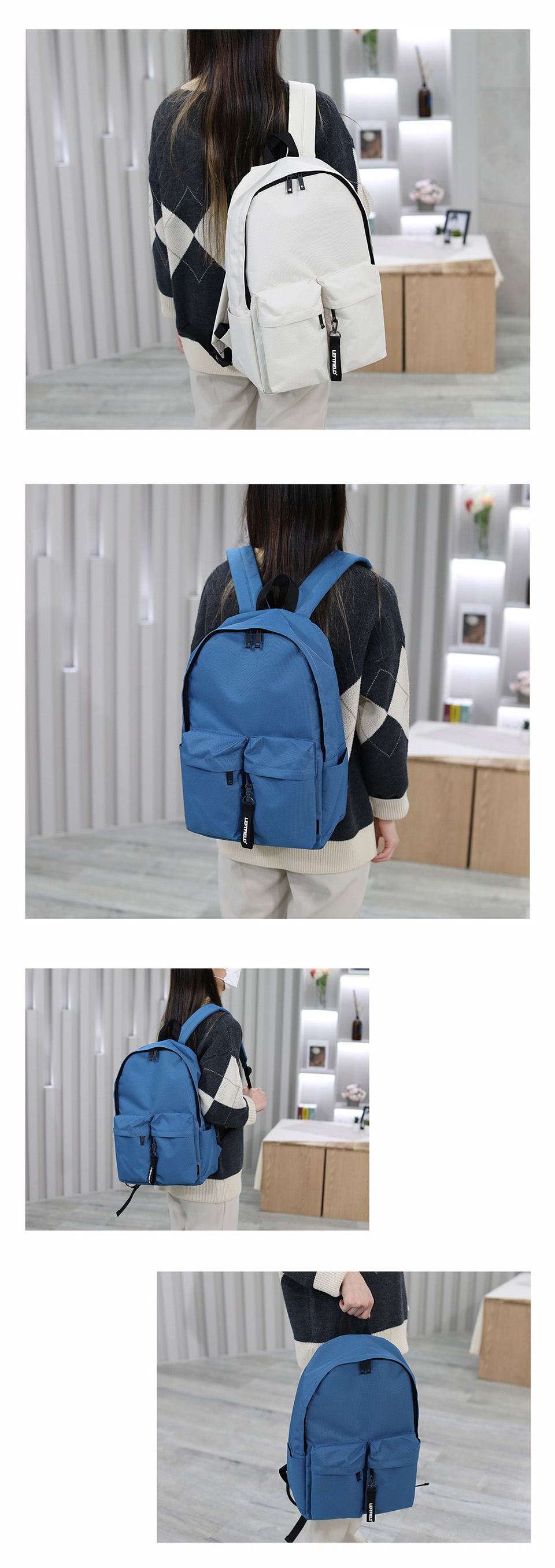 [Unisex] Uni2 Pocket Casual Backpack