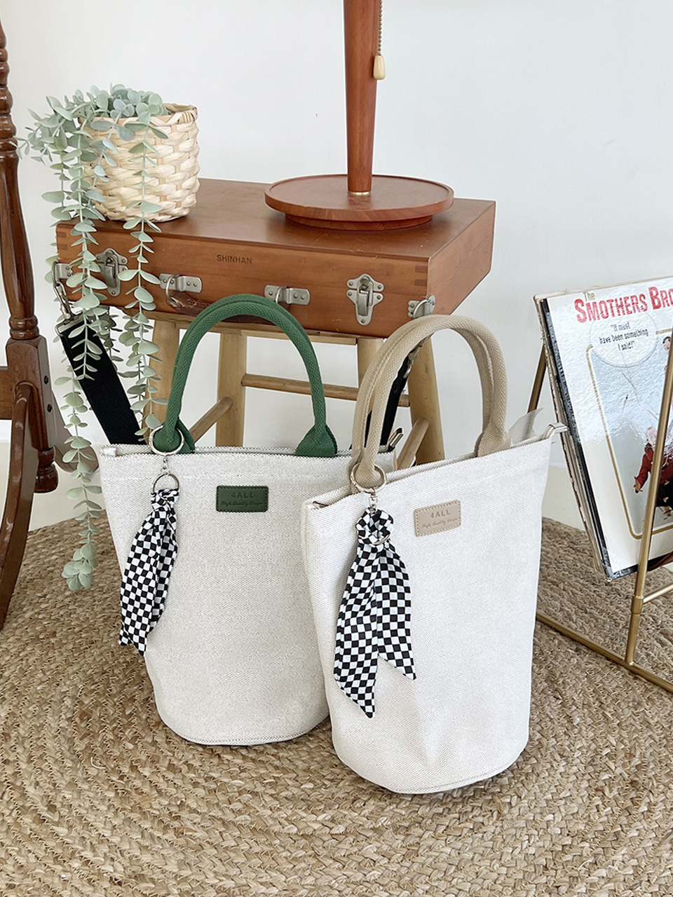 Canvas Insulated Tote Bag (2 colors)