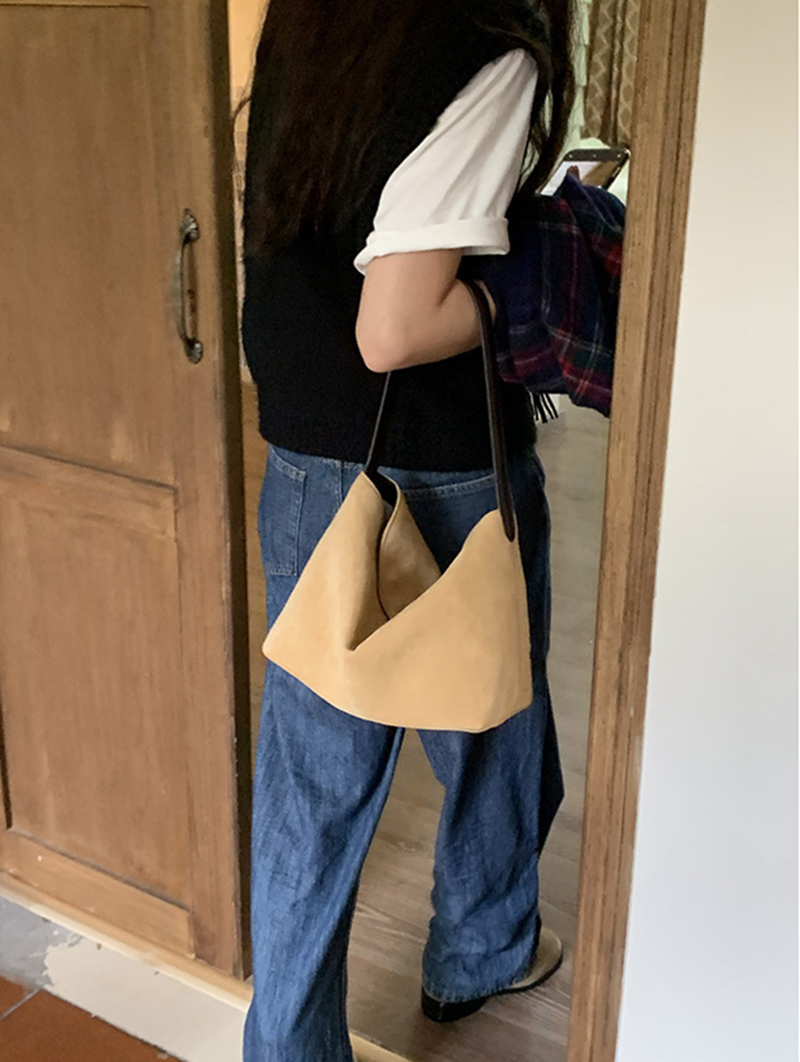 Suede bag