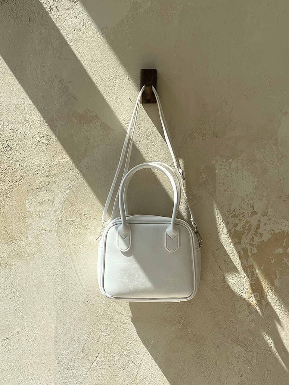 Tammy Square Silver 2-Way Tote Bag