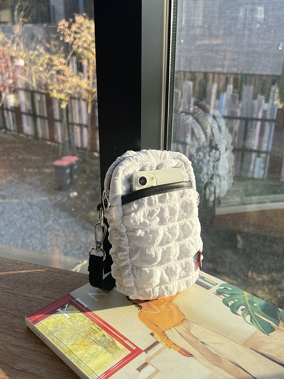 Bubble Quilted Mini Shoulder Bag