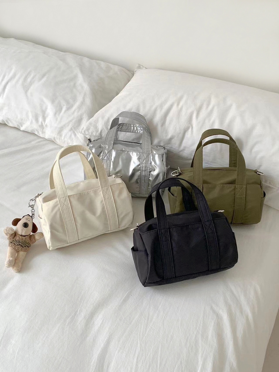 Nylon Mini Tote Bag (4 colors)