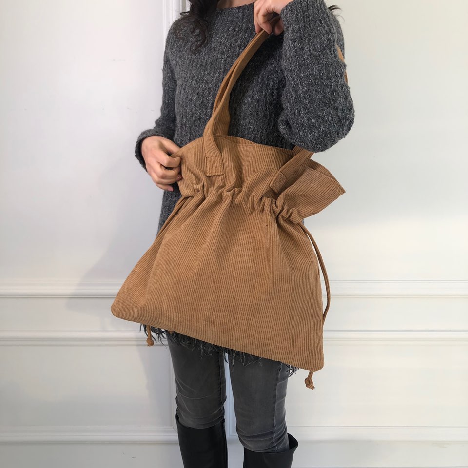 Corduroy Big Shoulder Eco Bag