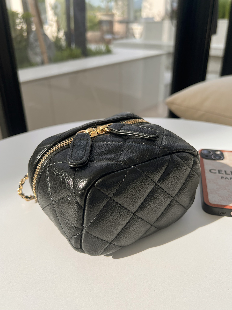 Mini Quilted Chain Crossbody Bag (4 colors)