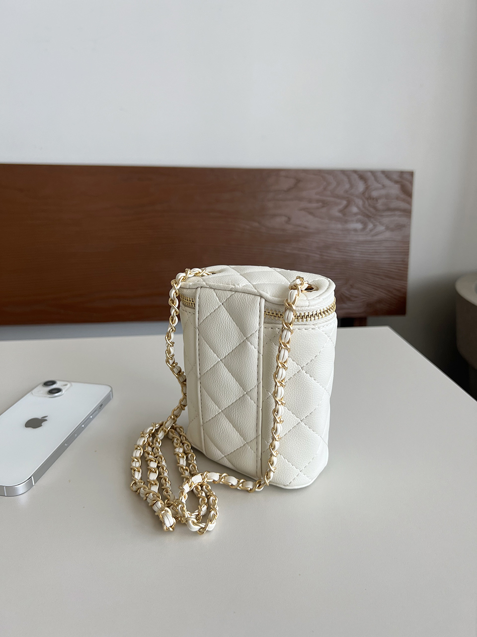 Sienna Quilted Square Mini Chain Bag