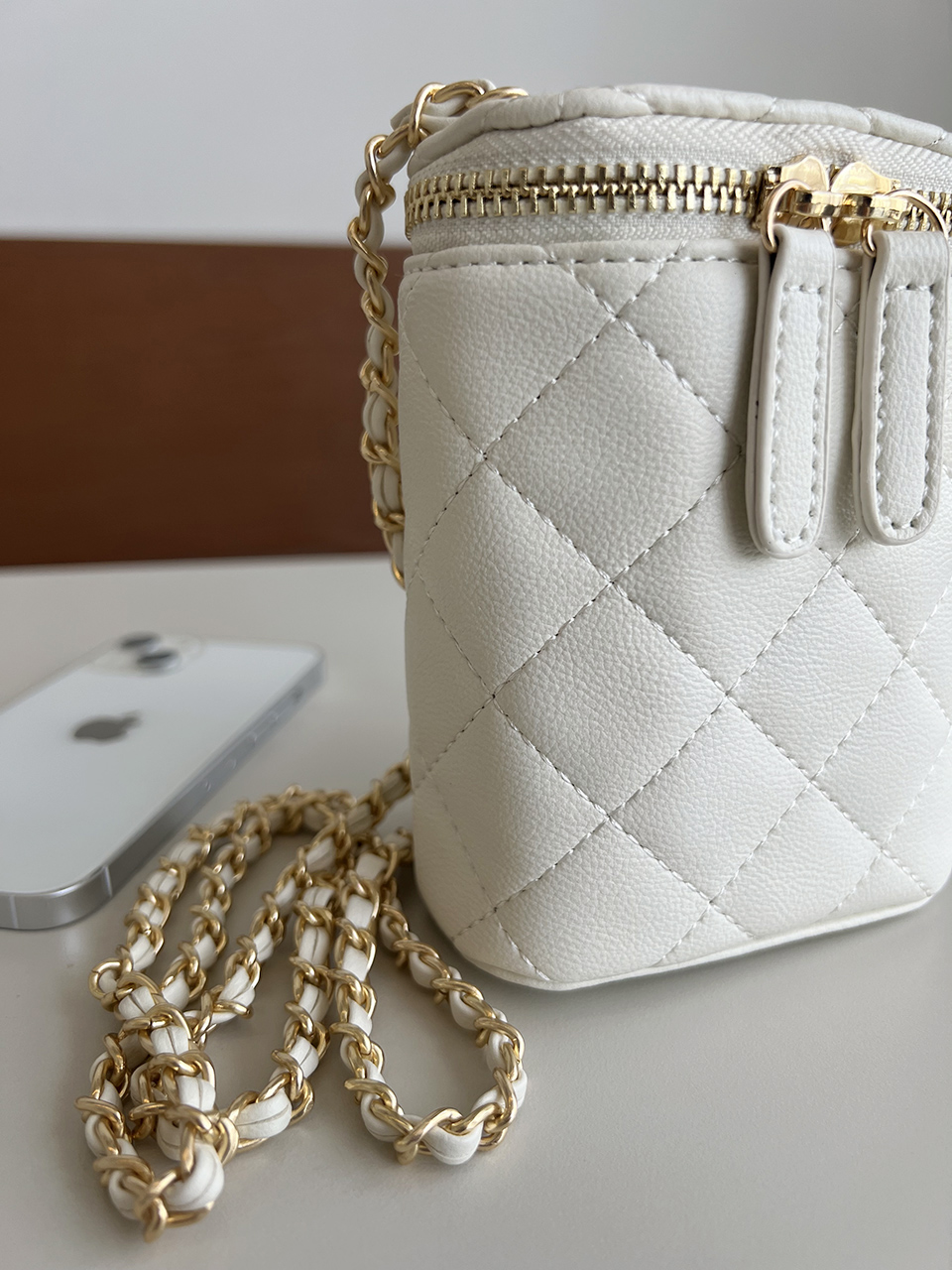 Sienna Quilted Square Mini Chain Bag