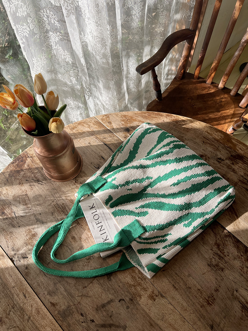 Knitted Big Eco Bag (4 colors)