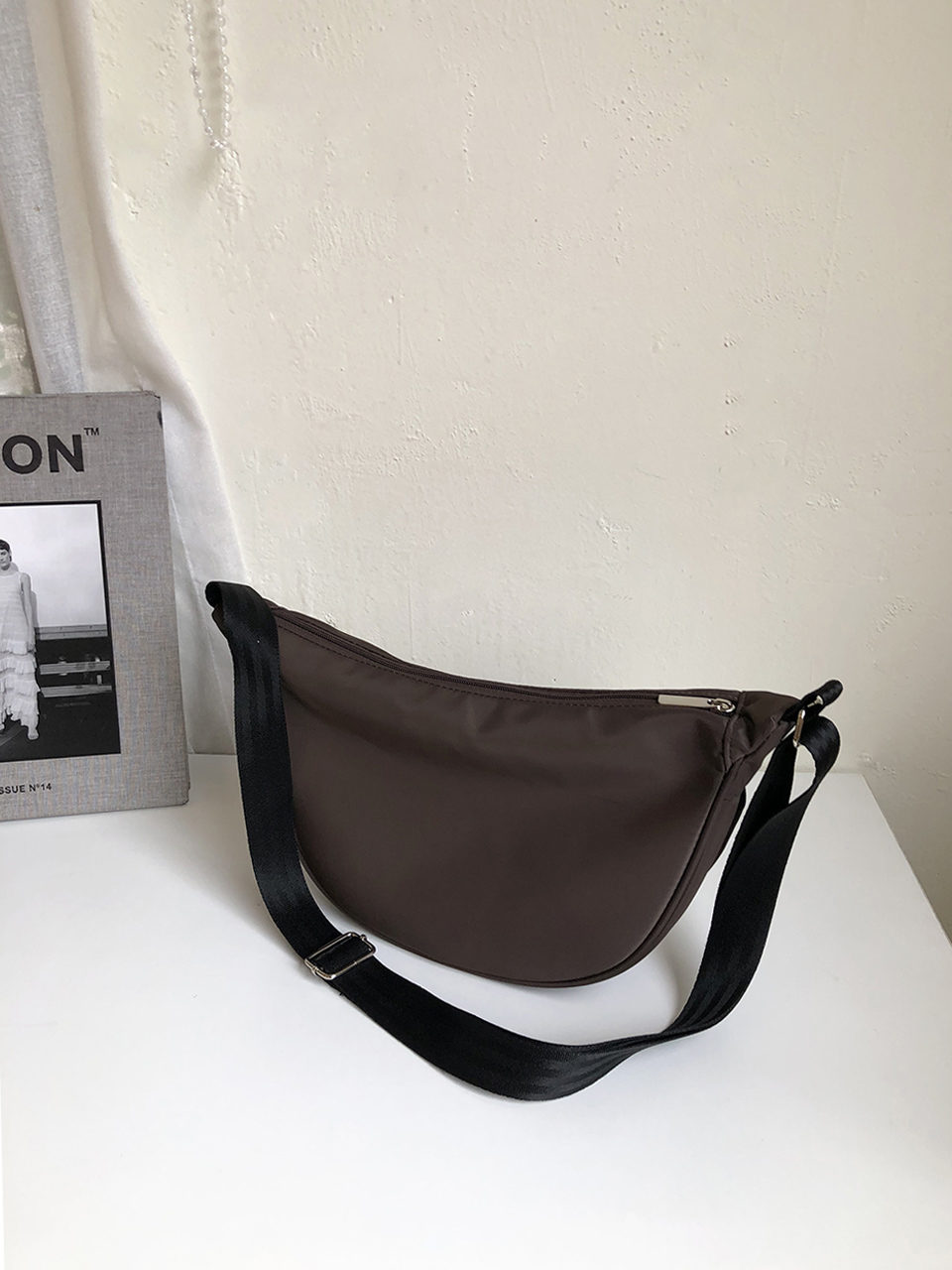 Nylon crossbody bag