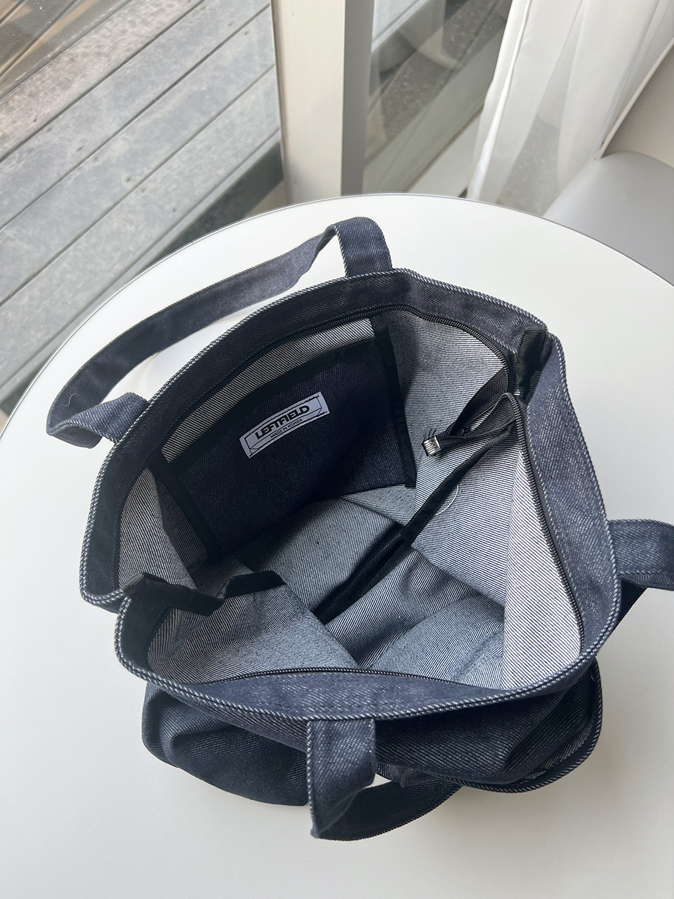 Denim Pocket Oversized Eco Bag