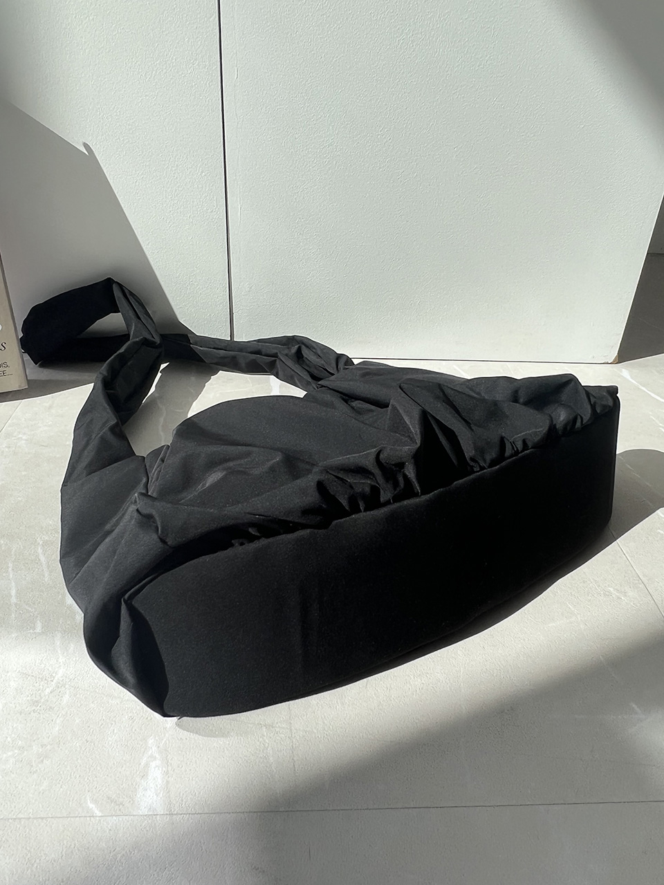 Shirring Daily Nylon Shoulder Bag