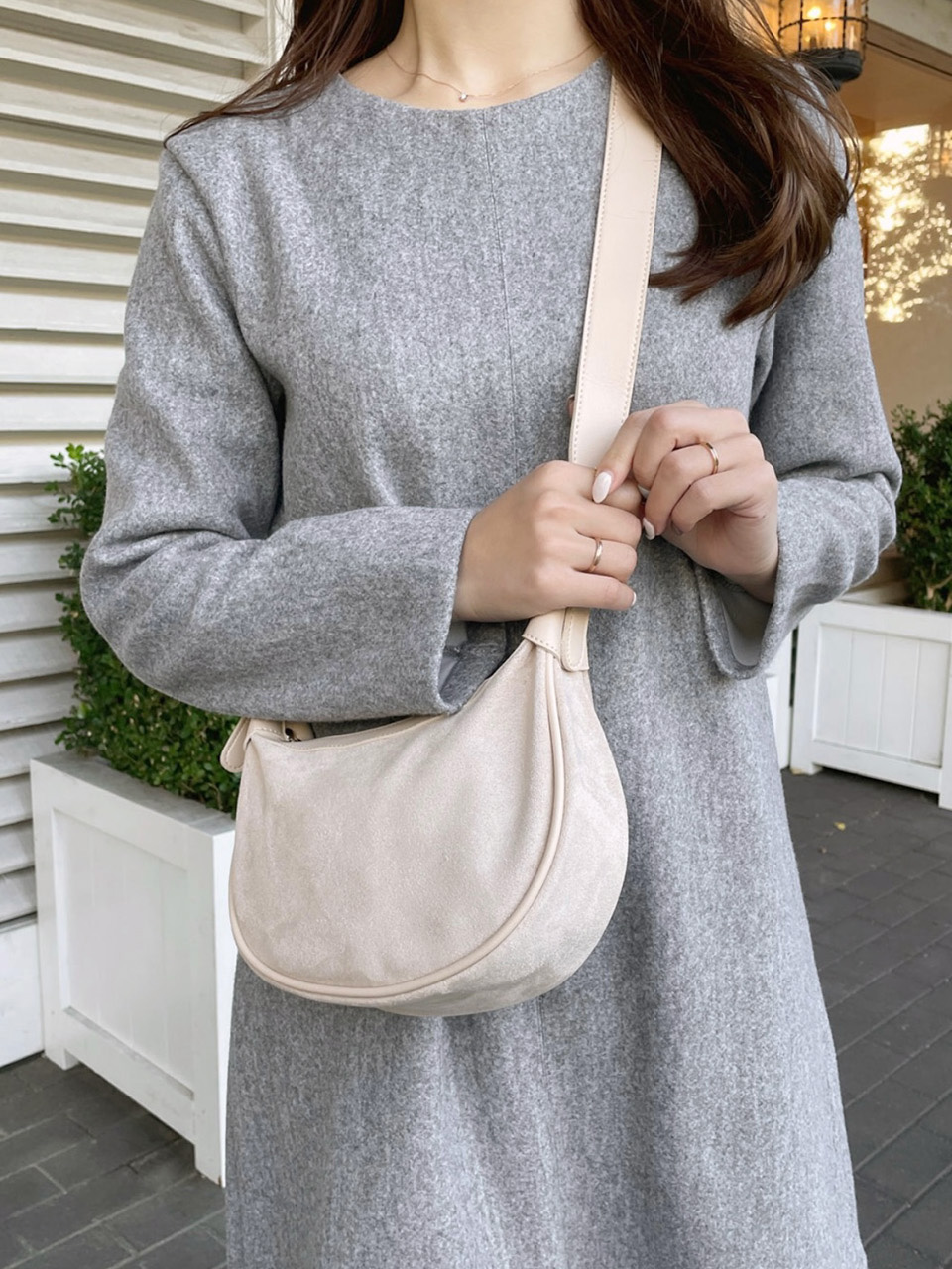 Suede Mini Shoulder Bag (5 colors)